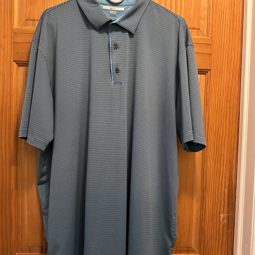 Greg Norman Collection Blue Polo Shirt